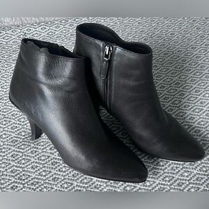 Prada Elegant Black Ankle Boots
